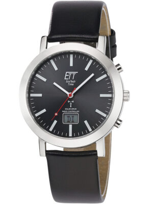 ETT EGS-11578-21L Herenhorloge op zonne-energie Radiogestuurd 41 mm 5ATM