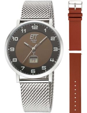 ETT Eco Tech Time EGS-11624-22MS Herenhorloge Atacama Zonne-energie Radiogestuurd 40 mm 5ATM