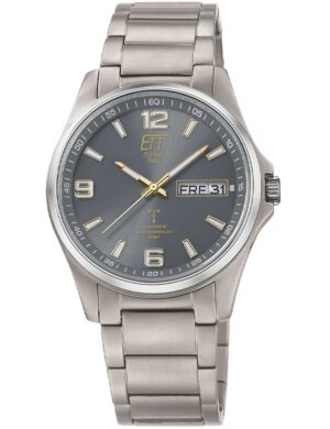 ETT Eco Tech Time EGT-11601-21M Herenhorloge Everest Zonne-energie Radiogestuurd 41 mm 10ATM