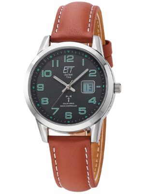 ETT ELS-11588-22L Zonne-energie Drive Radiogestuurd Gobi dameshorloge 34 mm 5ATM
