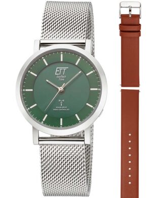 ETT Eco Tech Time ELS-11618-81MS Dameshorloge Atacama Zonne-energie Radiogestuurd 36 mm 5ATM