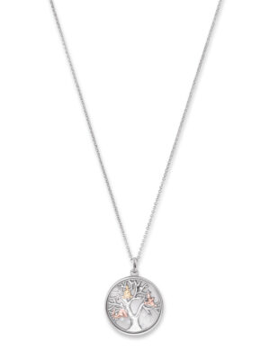 Engelsrufer ERN-FLYTREE-ZI-TRI Levensboom Damesketting 42cm, verstelbaar