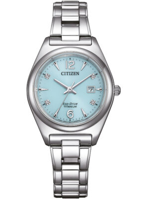 Citizen EW2601-81M Eco-Drive titanium dameshorloge 29 mm 10ATM