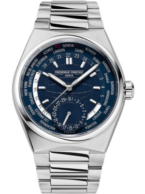 Frederique Constant FC-718N4NH6B Highlife Wereldtijd automatisch herenhorloge