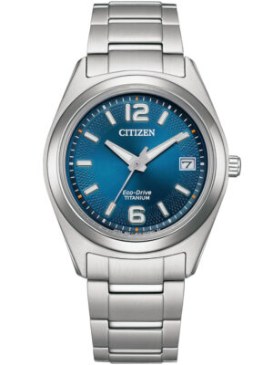 Citizen FE6151-82L Eco-Drive titanium dameshorloge 34 mm 5ATM