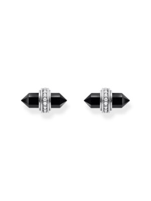 Thomas Sabo H2281-641-11 Zilveren oorknopjes m. zwarte onyx