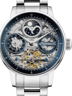 Ingersoll I07707 Het Jazz Dual Time automatisch herenhorloge 42 mm 5ATM