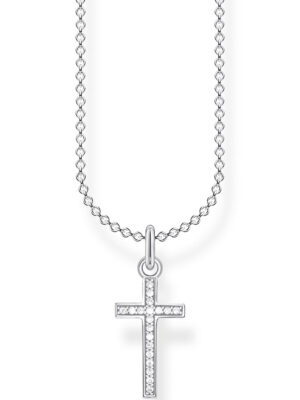 Thomas Sabo KE2043-051-14 Cross Pave damesketting, verstelbaar