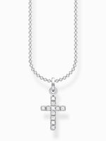 Thomas Sabo KE2069-051-14-L38V Zilveren ketting kruis pavé
