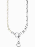 Thomas Sabo KE2193-167-14 Dames ketting zoetwaterparels & schakelketting, verstelbaar