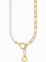 Thomas Sabo KE2193-445-14 Damesketting zoetwaterparels & schakelketting, verstelbaar