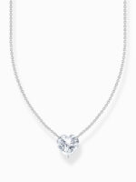 Thomas Sabo KE2211-051-14-L45V Zilveren ketting met. witte hart hanger