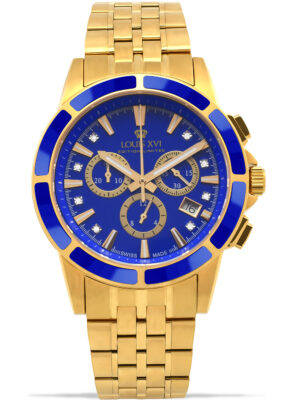 Lodewijk XVI LXVI1105 Majesteit? Chronograaf herenhorloge 43 mm 5ATM