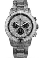 Louis XVI LXVI1127 Majeste Iced Out chronograaf herenhorloge 43 mm 5ATM