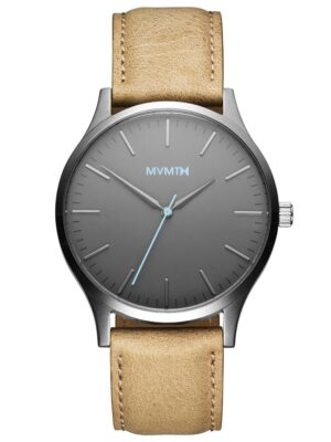 MVMT MT01-GML 40-serie Gunmetal zandsteen heren 40 mm 3ATM