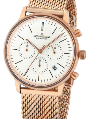 Jacques Lemans N-209ZM Retro Classic Chronograaf Unisex 40 mm 5 ATM