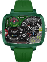 Nubeo NB-6084-03 herenhorloge Odyssey Triple Time-Zone Limited 58 mm 5ATM