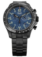 Traser H3 109462 P67 Officier chrono blauw staal 46mm 10ATM