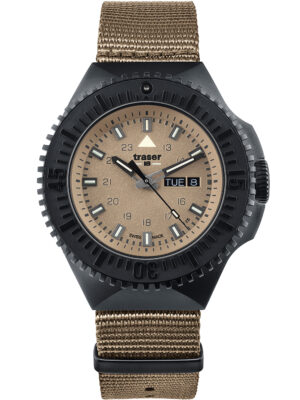 Traser H3 109860 P69 Zwart-Stealth Zand 46mm 20ATM