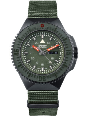 Traser H3 109858 P69 Zwart-Stealth Groen 46mm 20ATM