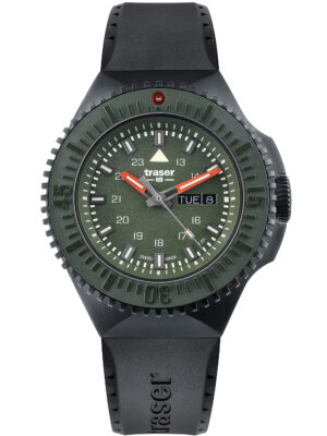 Traser H3 109859 P69 Zwart-Stealth Groen 46mm 20ATM