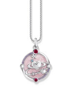 Thomas Sabo PE959-340-9 Zilveren hanger met. roze emaille