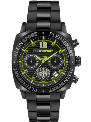 Plein Sport PSGBA1523 Wildcat chronograaf herenhorloge 40 mm 5ATM