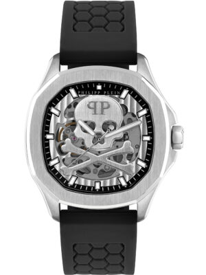 Philipp Plein PWRAA0123 Hoogconisch automatisch herenhorloge 42 mm 5ATM