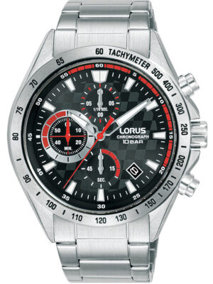 Lorus RM309JX9 sport chronograaf herenhorloge 44 mm 10ATM