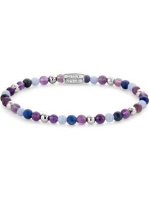 Rebel & Rose Armband Are Violets Blauw RR-40102-S-XS dames