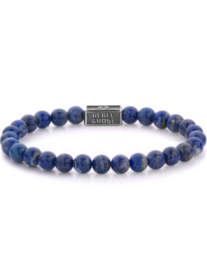 Rebel & Rose Armband Lapis Lazuli 925 RR-6S002-S-L