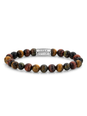 Rebel & Rose armband Wie is er bang voor de Tiger RR-80009-S-L heren