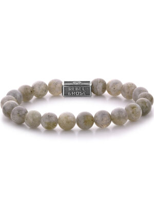 Rebel & Rose Armband Labradoriet Schild 925 RR-8S005-S-L heren