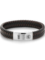 Rebel & Rose Armband Gevlochten Plat RR-L0126-S-L heren