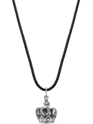 Rebel & Rose NL024-S-70 Royal Crown unisex ketting 70 cm