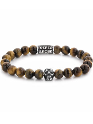 Rebel & Rose Armband Schedel RR-SK005-S-L+ heren
