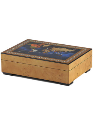 Rothenschild horlogebox RS-2392-6MAP voor 6 horloges + kleine onderdelen