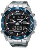 Lorus RW623AX9 analoog-digitaal alarmchronograaf 46 mm 10 ATM