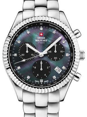 Swiss Military SM30207.01 elegant chronograaf dameshorloge 38 mm 5ATM
