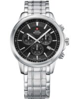 Swiss Military SM34052.01 chronograaf saffier 42 mm 10 ATM