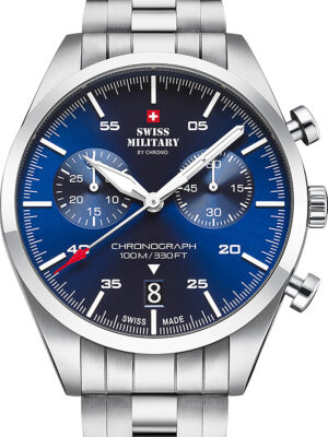 Swiss Military SM34090.02 chronograaf 43 mm 10ATM