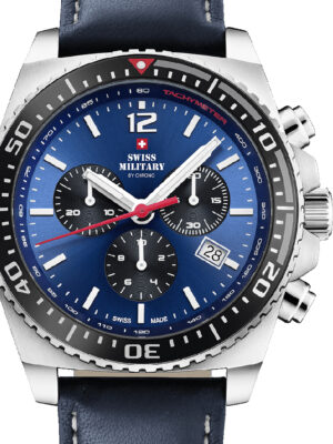 Swiss Military SM34093.04 sportchronograaf 45 mm 10ATM