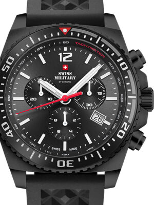 Swiss Military SM34093.05 sportchronograaf 45 mm 10ATM