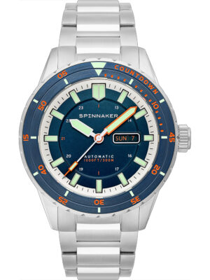 Spinnaker SP-5099-44 herenhorloge met automatische duiker 43 mm 30ATM