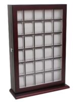 Rothenschild Horlogeshowcase RS-1135-30BU voor 30 Horloges Bubinga