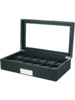 Rothenschild horlogebox RS-3633-BL voor 12 horloges zwart