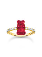 Thomas Sabo TR2459-414-10-54 Gouden ring met. rode Goudberen