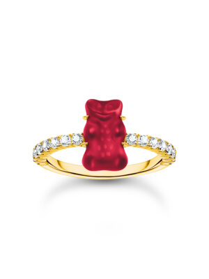 Thomas Sabo TR2459-414-10-54 Gouden ring met. rode Goudberen