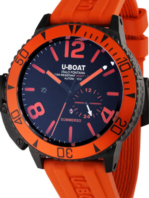 U-Boat 9543 Sommerso oranje IPB automatisch herenhorloge 46 mm 30ATM