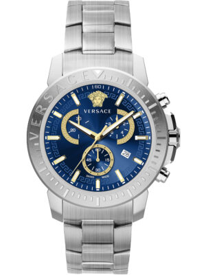 Versace VE2E00721 ​​Nieuw chronograaf herenhorloge 45 mm 5ATM